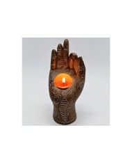 EL Modeli Tealight Silikon Kalıp Beton Mum Kod 910B