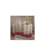 Asimetrik Şamdan Silikon Kalıp Beton Mum Altlıgı Kod 541B