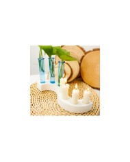 Asimetrik Şamdan Silikon Kalıp Beton Mum Altlıgı Kod 541B