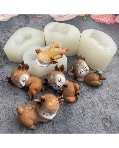 Sevimli geyik figürü Sırt Üstü Yatan Model Kod M1