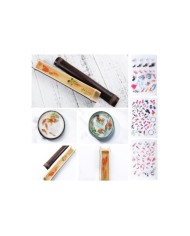 Reçine Epoksi Sticker - Yapraklar 2