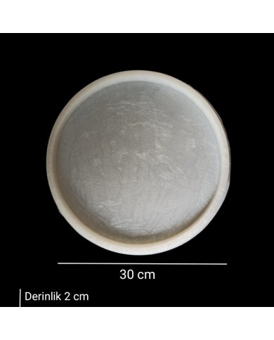 2cm Derinlik de 30cm Yuvarlak Masa & Sehpa - Hobi Silikon