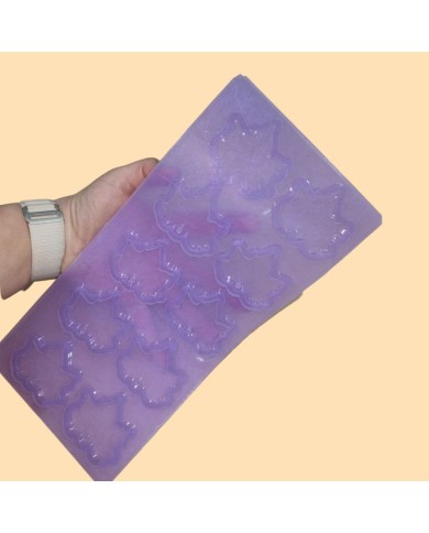 10 Adet Reçine Epoksi Kalıp Çoklu Kolye Anahtarlık  Çınar Yaprağı 4.5 cm