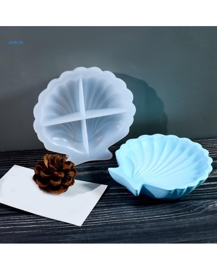 İstiridye Yuvarlak Kase Epoksi ve Beton Silikon Kalıp - Kod: