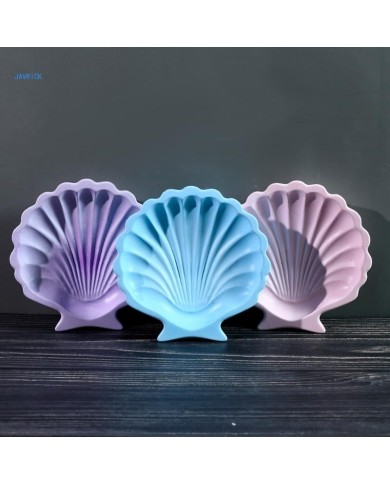 İstiridye Yuvarlak Kase Epoksi ve Beton Silikon Kalıp - Kod: