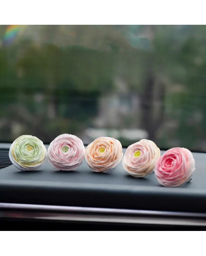 Gül Çiçeği Epoksi Mum ve Beton Kalıbı - Kod: 1265