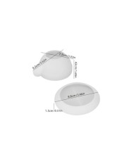 Aşk Kalpli Çay Fincanı- Epoksi ve Beton Kalıbı -Kod:1273