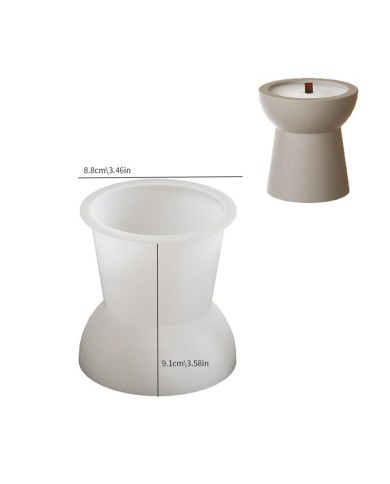 Beton Mum Şamdan Büstü KOD 1065B