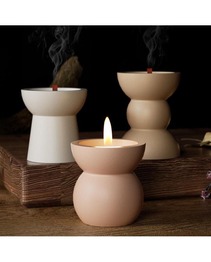 Beton Mum Şamdan Büstü KOD 1065B