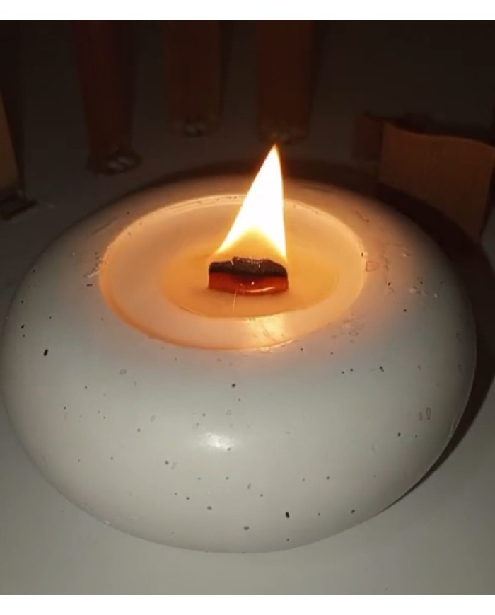 Ahşap Şömine Fitili -Ahşap Mum Fitilİ - 12 x4,5 cm 10 Adet