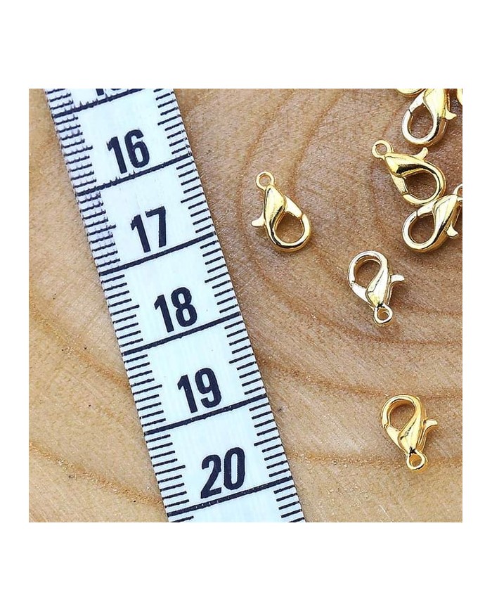 100 Adet Altın Sarı Papağan Takı Klipsi 502