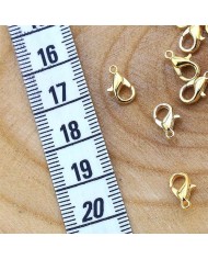 100 Adet Altın Sarı Papağan Takı Klipsi 502