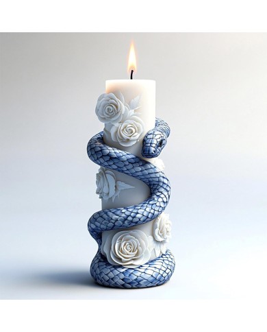 copy of Sutun Üzeri Sarılmış Yılan Mum & Sabun Silikon Kalıp