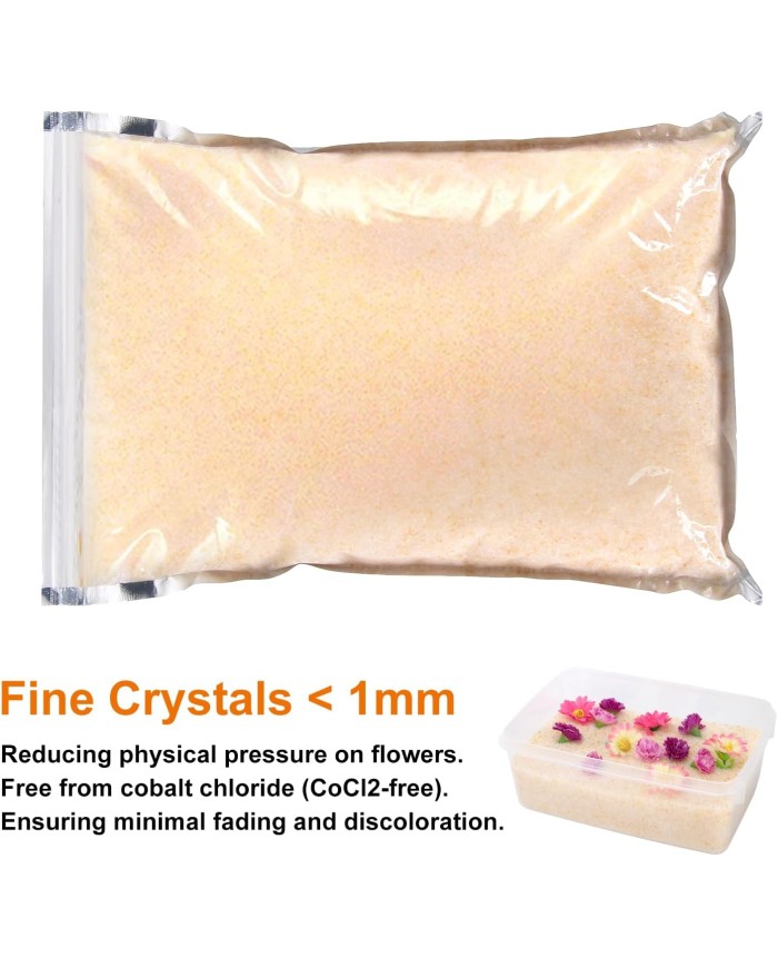 Silika Jel Çiçek Kurutma Kristalleri, Çiçekleri