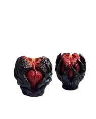 Aşkın Kalbi Epoksi Mum ve Beton Kalıbı - Kod: 1203B