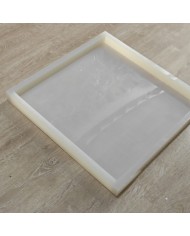Kare 40 cm x 40 cm 4 Cm Derinlik Masa Sehpa Epoksi Silikon Kalıp