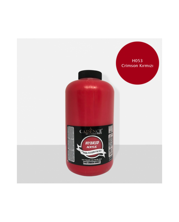 Opak Multi Surface (Hybrid) Boya 2 Lt. H053 - CRİMSON KIRMIZI