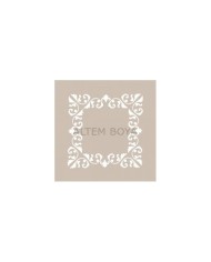 Kare Stencıl KA02 22*22 cm