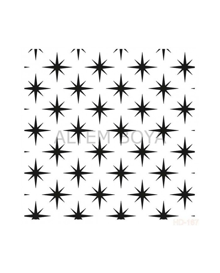 Home Decor (Duvar) Stencıl 45*45 cm HD-167