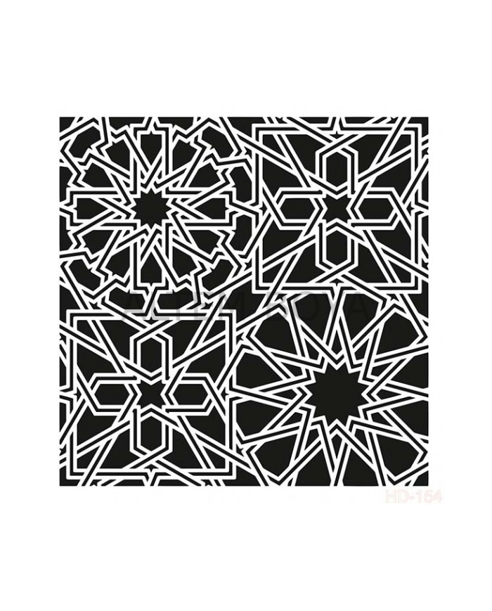 Home Decor (Duvar) Stencıl 45*45 cm HD-154
