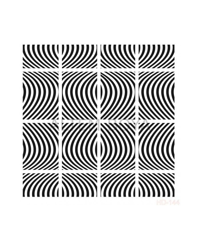 Home Decor (Duvar) Stencıl 45*45 cm HD-144