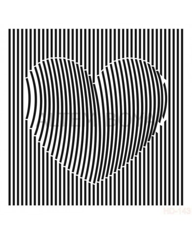 Home Decor (Duvar) Stencıl 45*45 cm HD-143