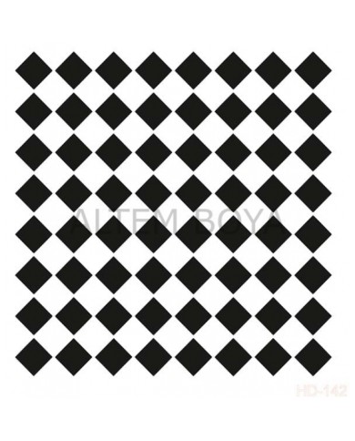Home Decor (Duvar) Stencıl 45*45 cm HD-142
