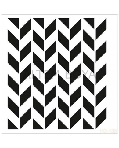 Home Decor (Duvar) Stencıl 45*45 cm HD-133