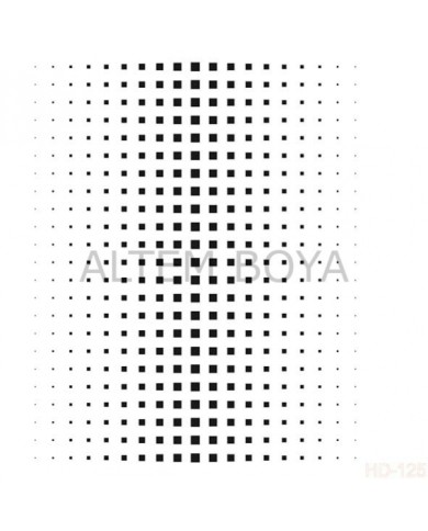 Home Decor (Duvar) Stencıl 45*45 cm HD-125