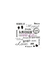 Home Decor (Duvar) Stencıl 45*45 cm HD-55