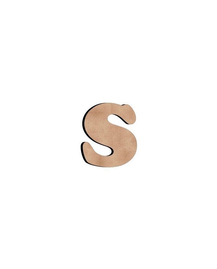 S Harf 6 cm