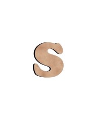 S Harf 6 cm