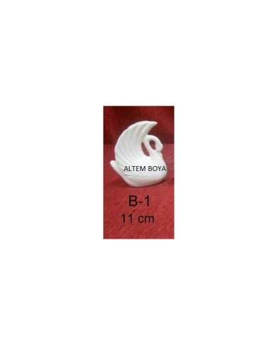 B-1 Seramik Kuğu Biblo 11cm
