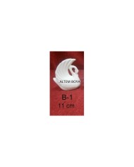 B-1 Seramik Kuğu Biblo 11cm