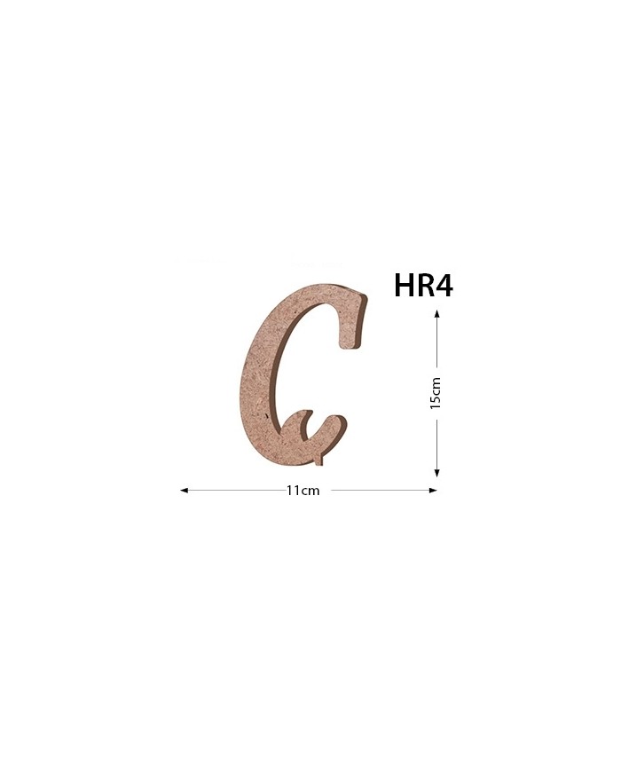 MASAÜSTÜ Ç HARF HR-4