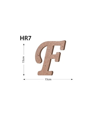 MASAÜSTÜ F  HARF HR-7