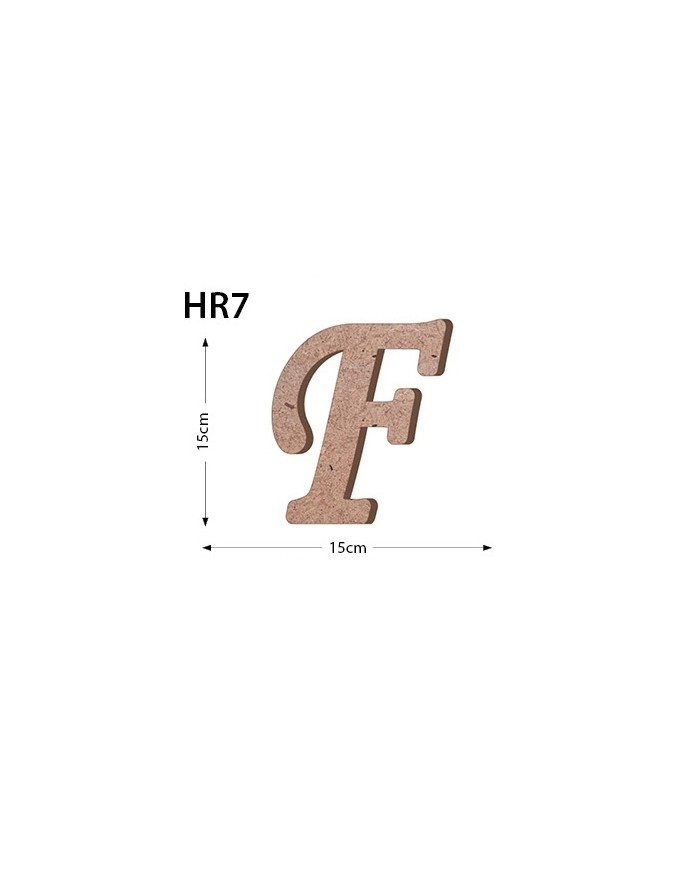 MASAÜSTÜ F  HARF HR-7