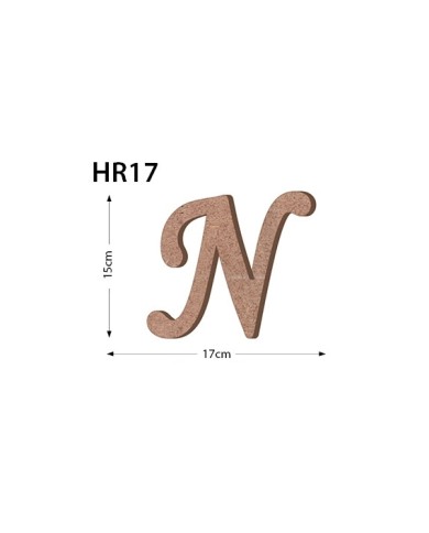 MASAÜSTÜ N HARF HR-17