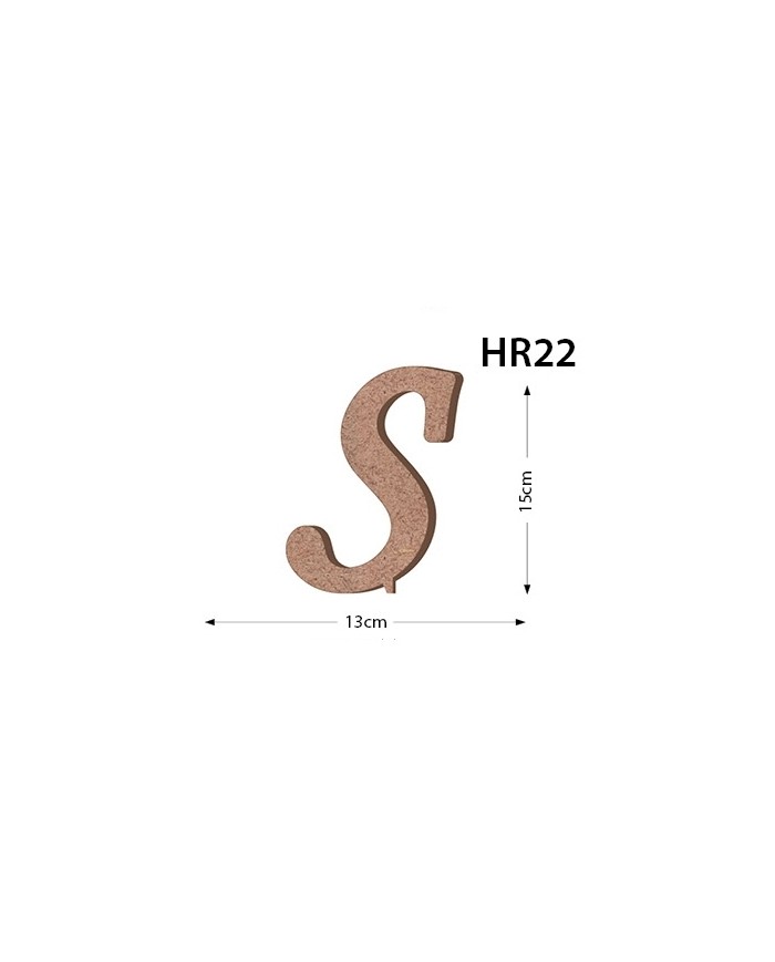 MASAÜSTÜ S HARF HR-22