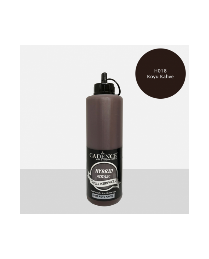 Hybrit (Multi Surface) Boya Koyu Kahve 500 ml HH-18