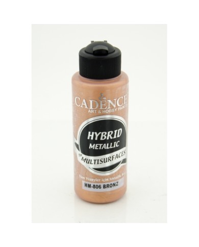 Hybrit (Multi Surface) Metalik Boya Bronz 120 ml - HM-806