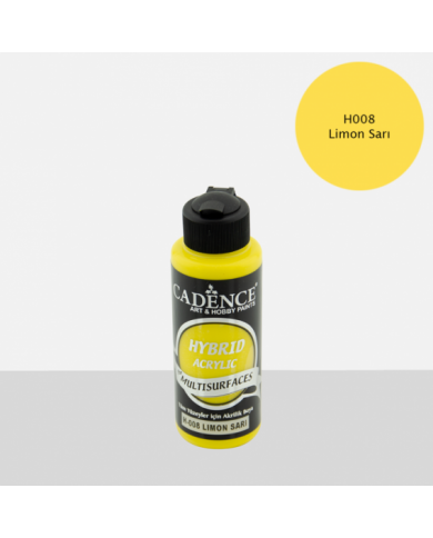 Hybrit (Multi Surface) Boya Limon Sarı 120 ml - H-008