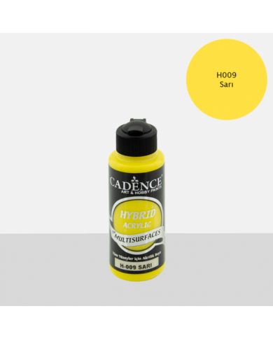 Hybrit (Multi Surface) Boya Sarı 120 ml - H-009