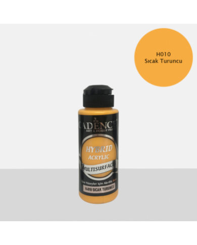Hybrit (Multi Surface) Boya Sıcak Turuncu 120 ml - H-010