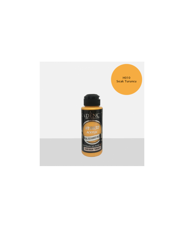 Hybrit (Multi Surface) Boya Sıcak Turuncu 120 ml - H-010