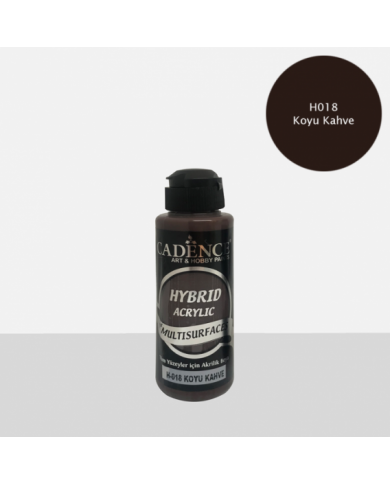 Hybrit (Multi Surface) Boya Koyu Kahve 120 ml - H-018