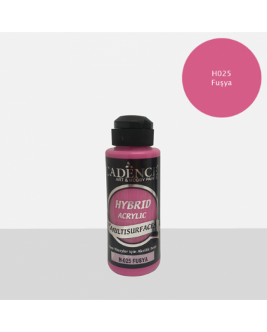 Hybrit (Multi Surface) Boya Fuşya 120 ml - H-025