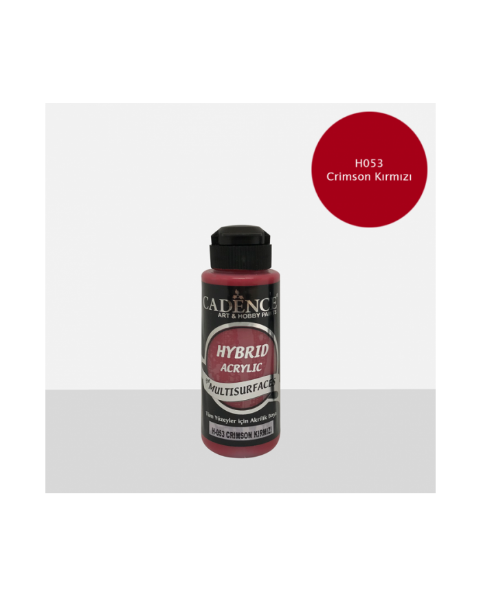 Hybrit (Multi Surface) Boya Crimson Kırmızı120 ml - H-053