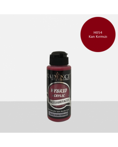Hybrit (Multi Surface) Boya Kan Kırmızı 120 ml - H-054