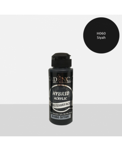 Hybrit (Multi Surface) Boya Siyah 120 ml - H-060